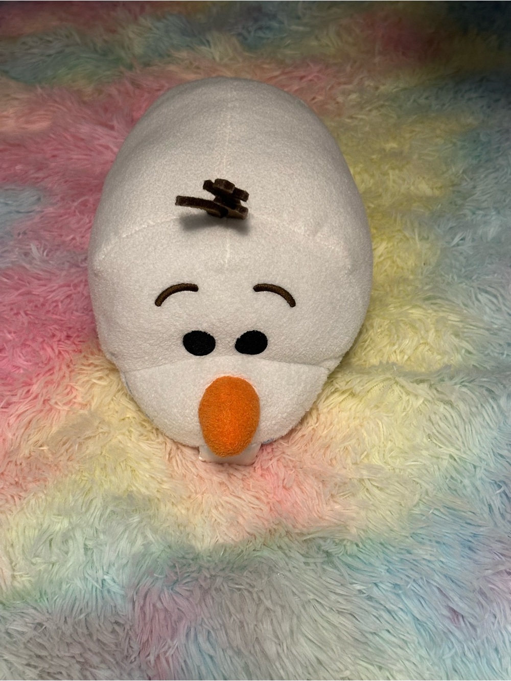 Disney Tsum Tsum Snowman Plush Toy Pillow Cushion 12"